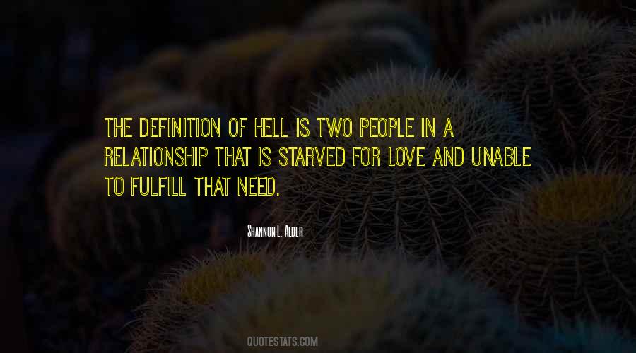 Love Starved Quotes #975167