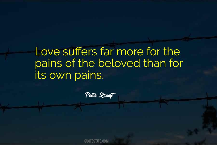 Love Suffers Quotes #877538