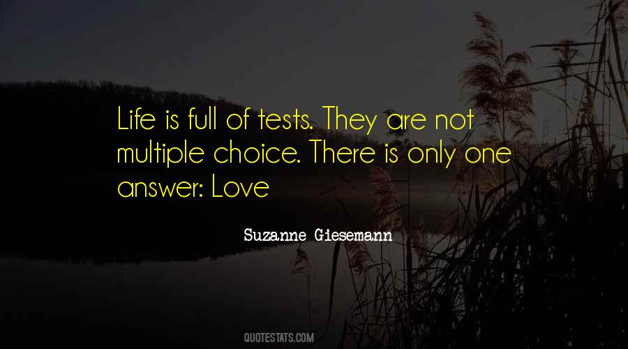 Love Tests Quotes #1765141