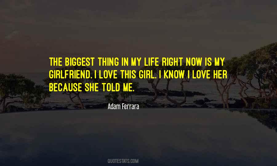 Love This Girl Quotes #1692702