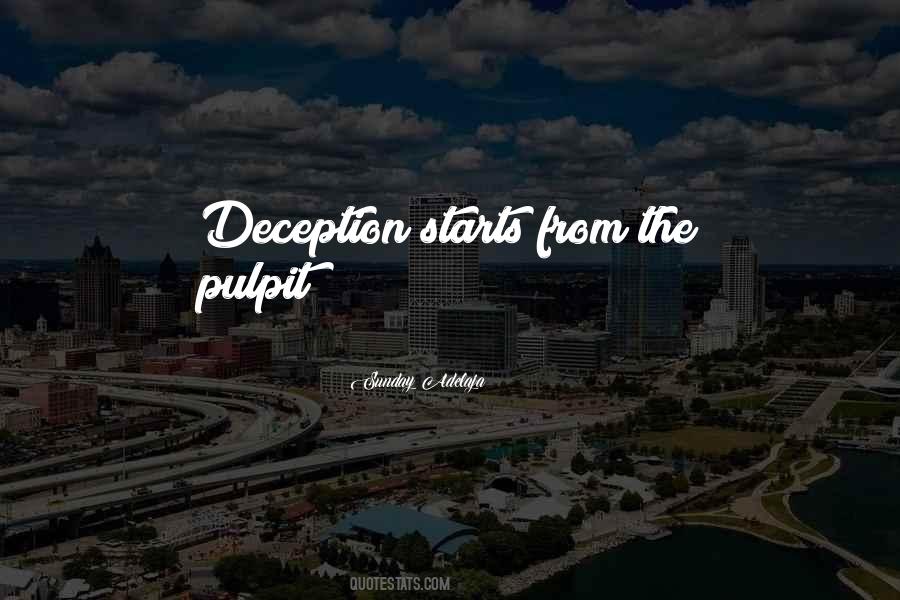 Quotes About Deciet #1553876