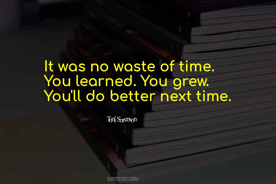 Love Time Waste Quotes #1032644