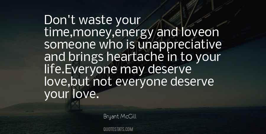 Love Time Waste Quotes #254521