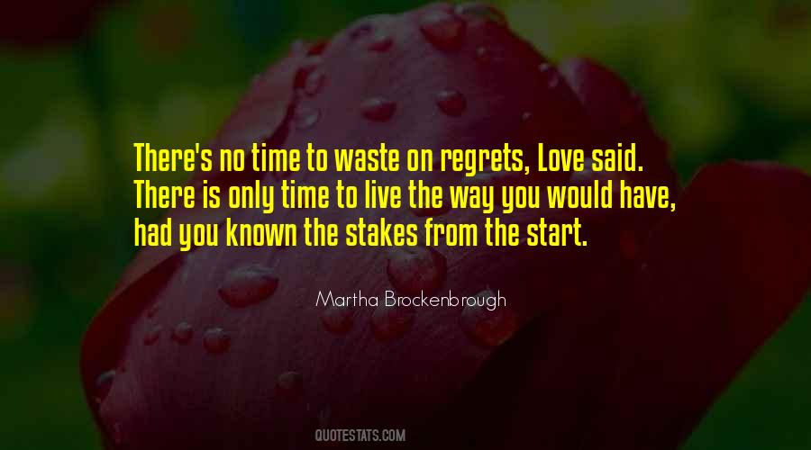 Love Time Waste Quotes #279962