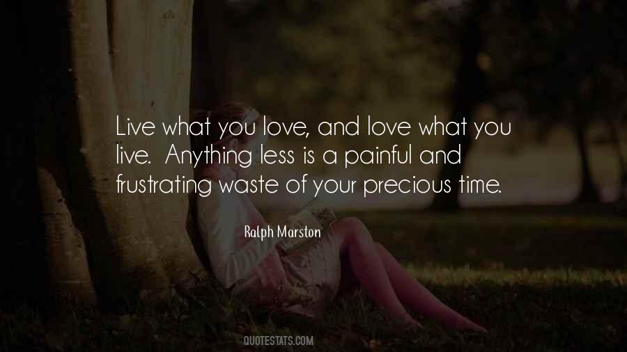 Love Time Waste Quotes #468511