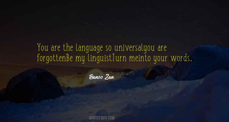 Love Universal Language Quotes #1042016