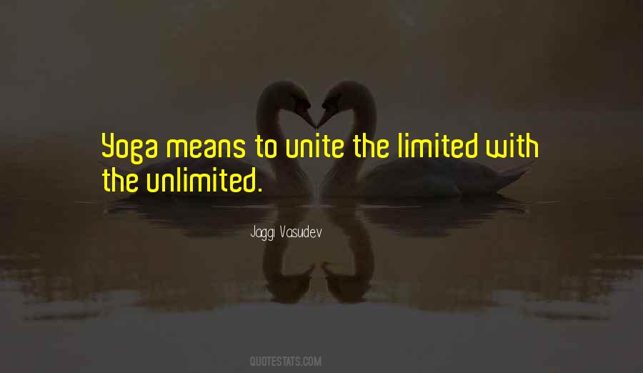 Love Unlimited Quotes #1194717