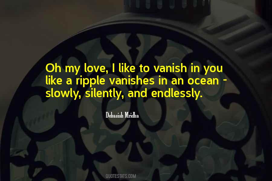 Love Vanish Quotes #1176398