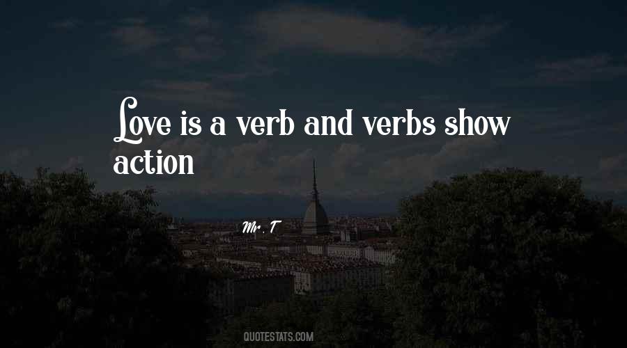 Love Verb Quotes #1818009