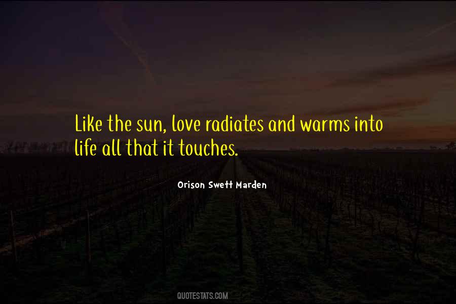 Love Warms Quotes #1701833