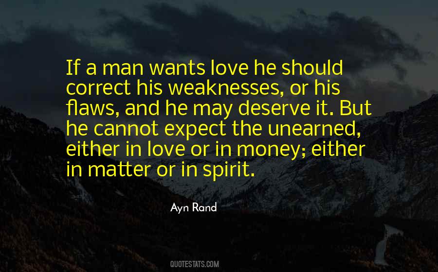 Love Weaknesses Quotes #1561880