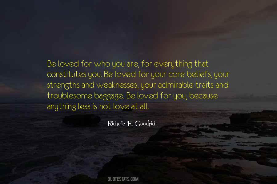 Love Weaknesses Quotes #371220