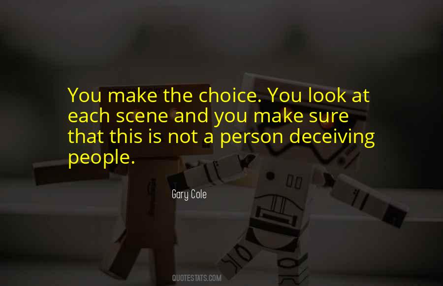 Quotes About Deceiving People #1846431