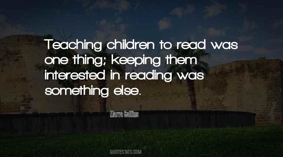 Quotes About Teaching Children To Read #378670