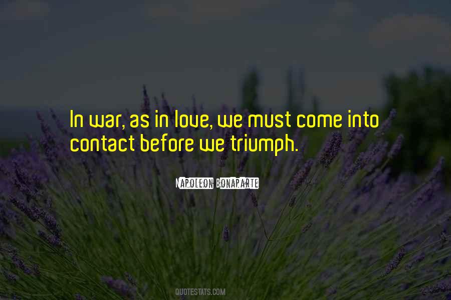 Love Will Triumph Quotes #115321