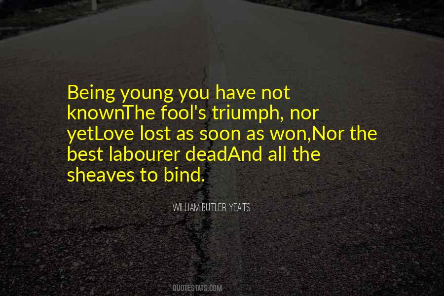 Love Will Triumph Quotes #792689