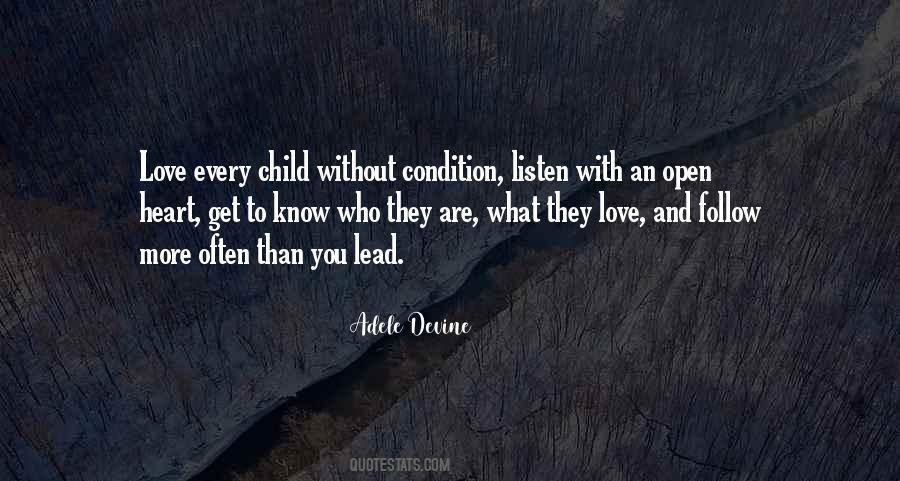 Love Without Condition Quotes #884098