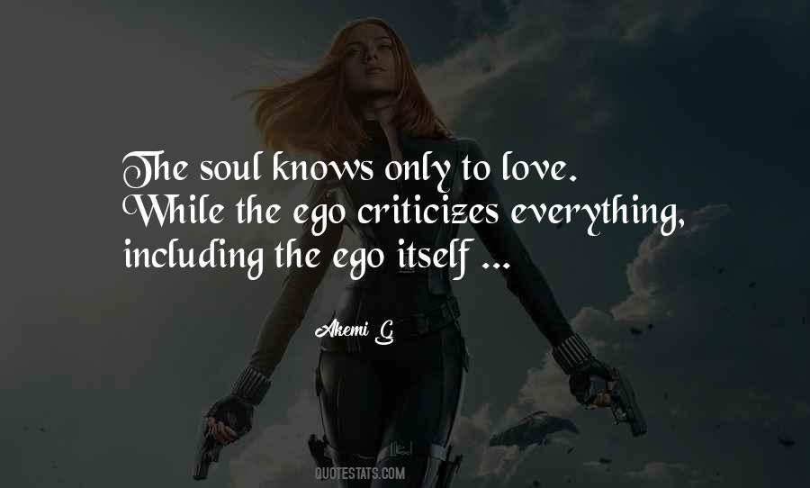 Love Without Ego Quotes #101531