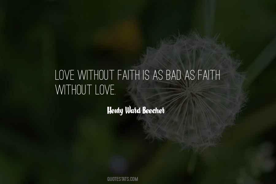 Love Without Faith Quotes #181718