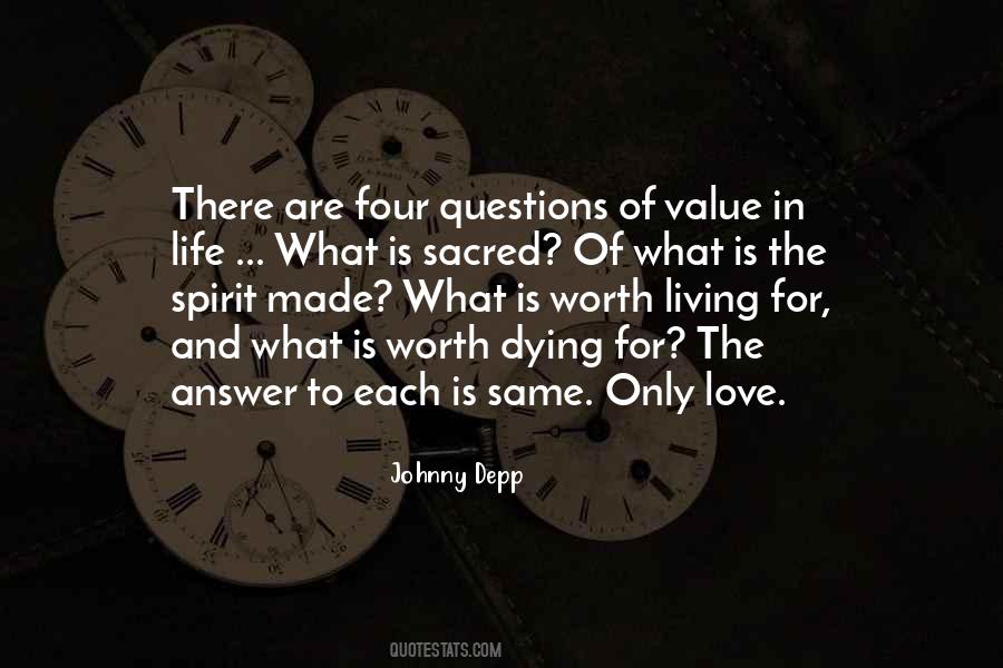 Love Worth Dying For Quotes #1570611