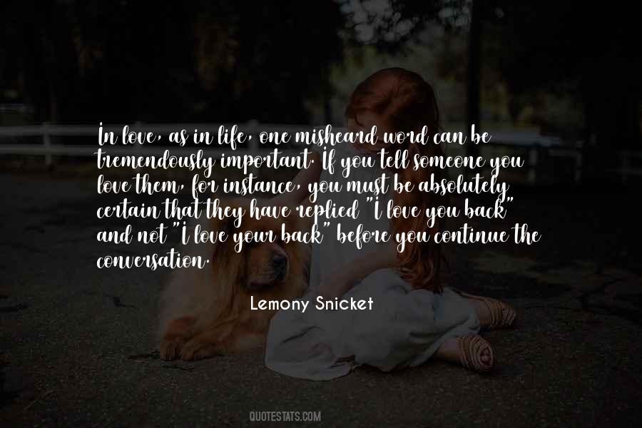 Love You Back Quotes #1139212