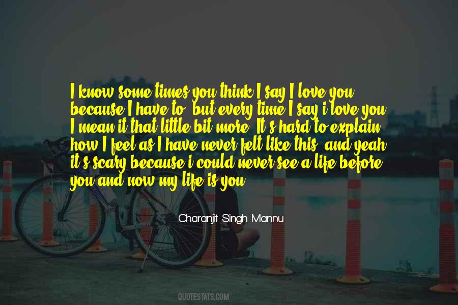 Love You Like Never Before Quotes #1362803