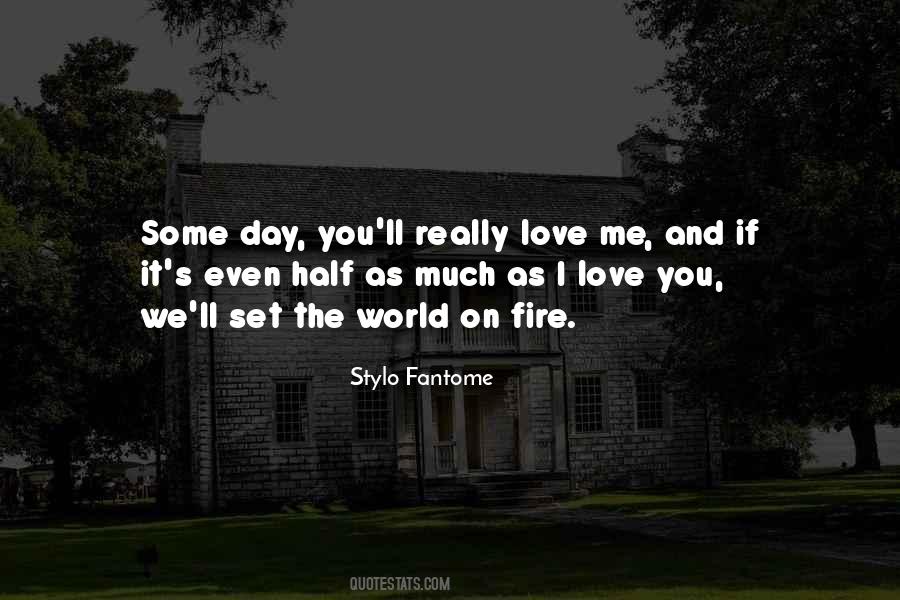 Love You Really Quotes #69877