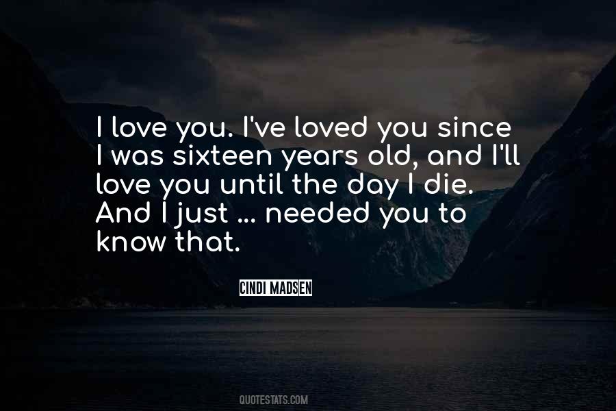 Love You Until Quotes #1840244