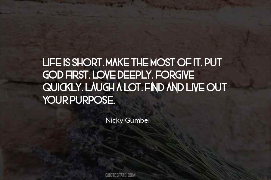 Love Your Life Short Quotes #1390613