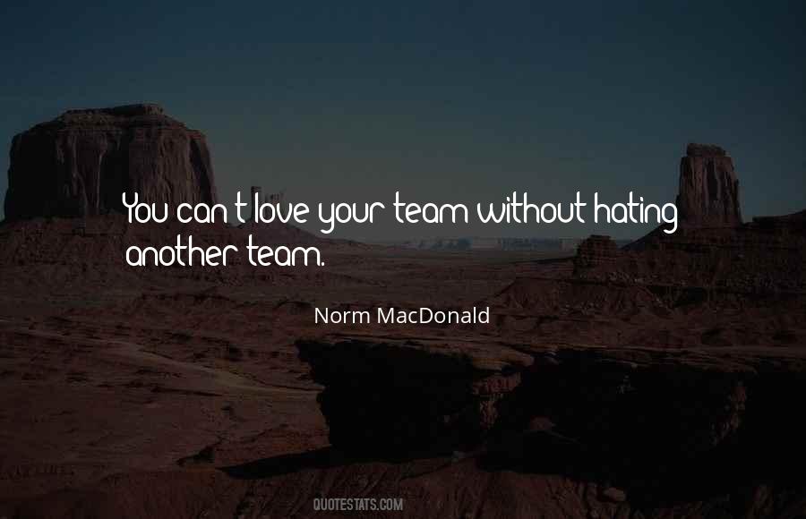 Love Your Team Quotes #920905