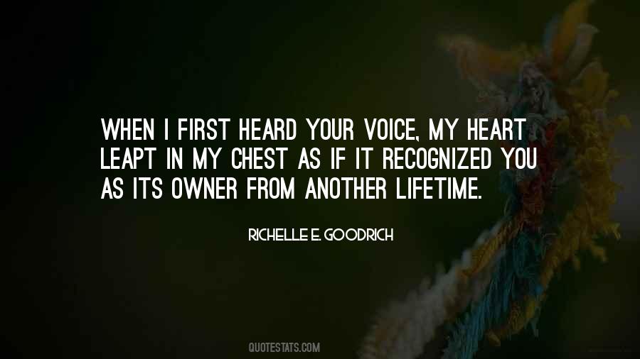 Love Your Voice Quotes #1065265