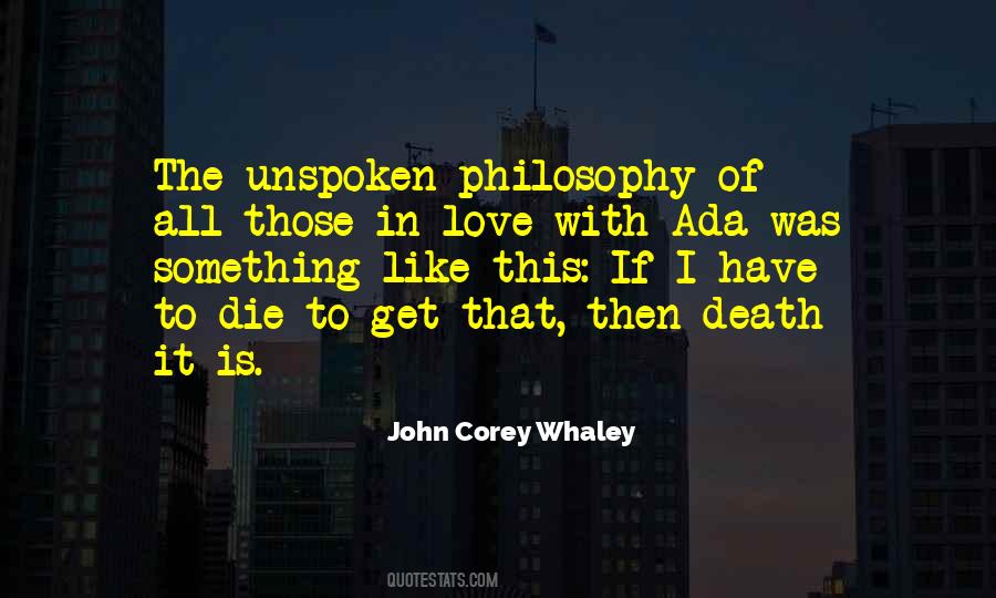 Quotes About Death Philosophy #229631