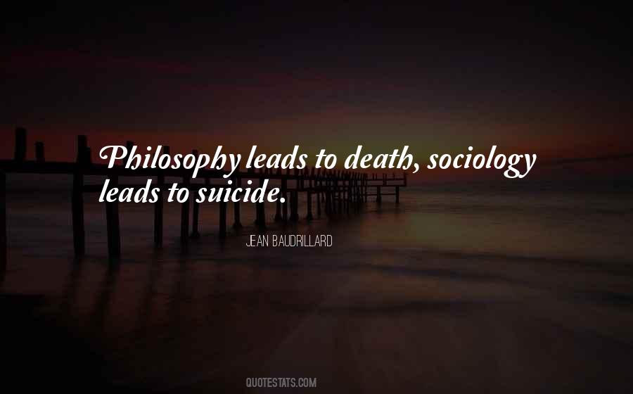 Quotes About Death Philosophy #32454