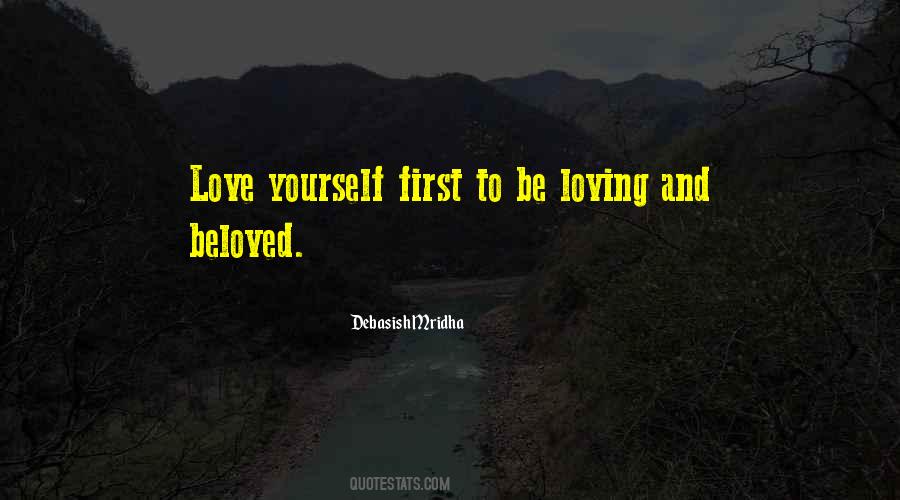 Love Yourself First Quotes #418326