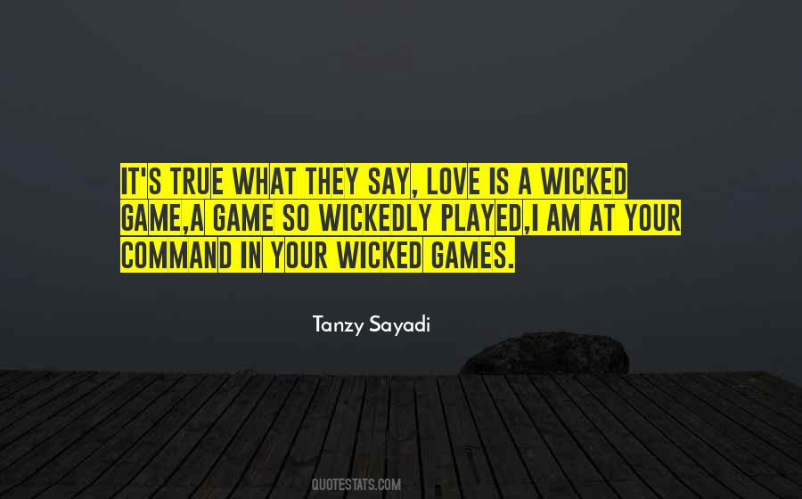 Love's A Game Quotes #99529