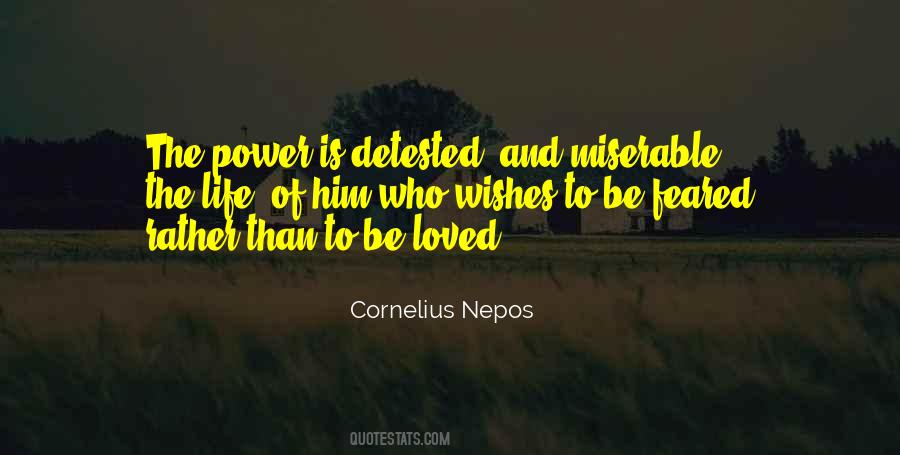 Loved Or Feared Quotes #1855943