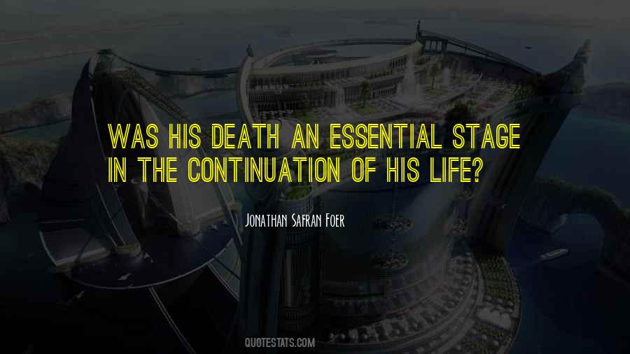 Quotes About Death Of Life #13374
