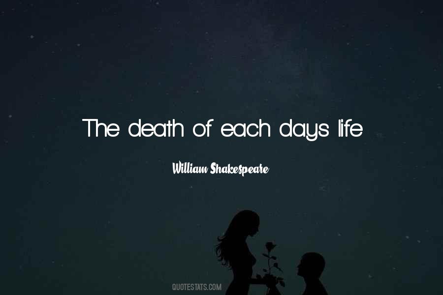 Quotes About Death Of Life #16973