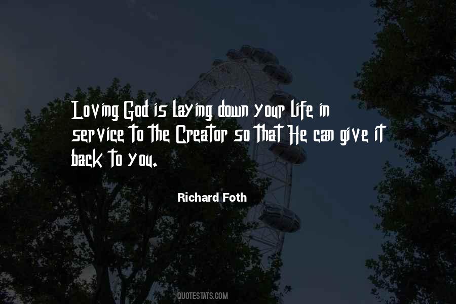 Loving God Christian Quotes #1354819