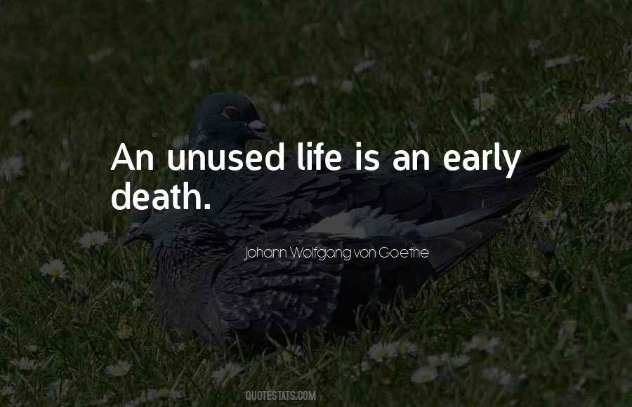 Quotes About Death Goethe #100429