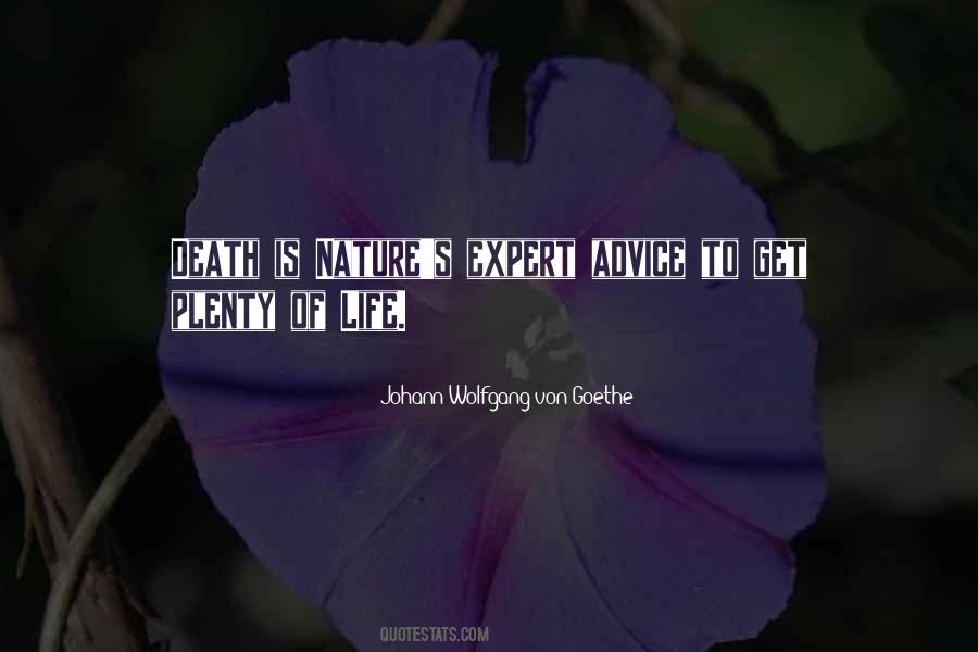 Quotes About Death Goethe #1391123