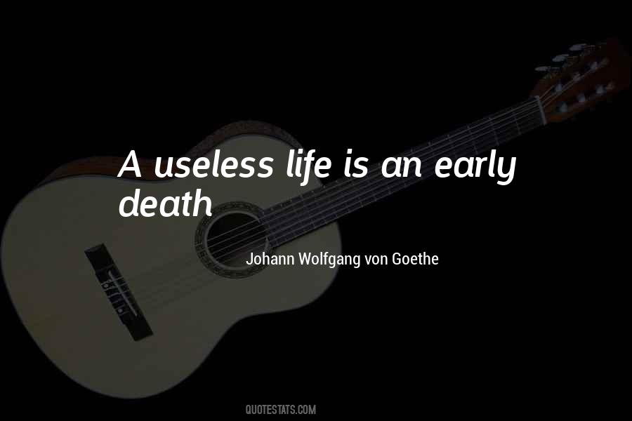 Quotes About Death Goethe #320527