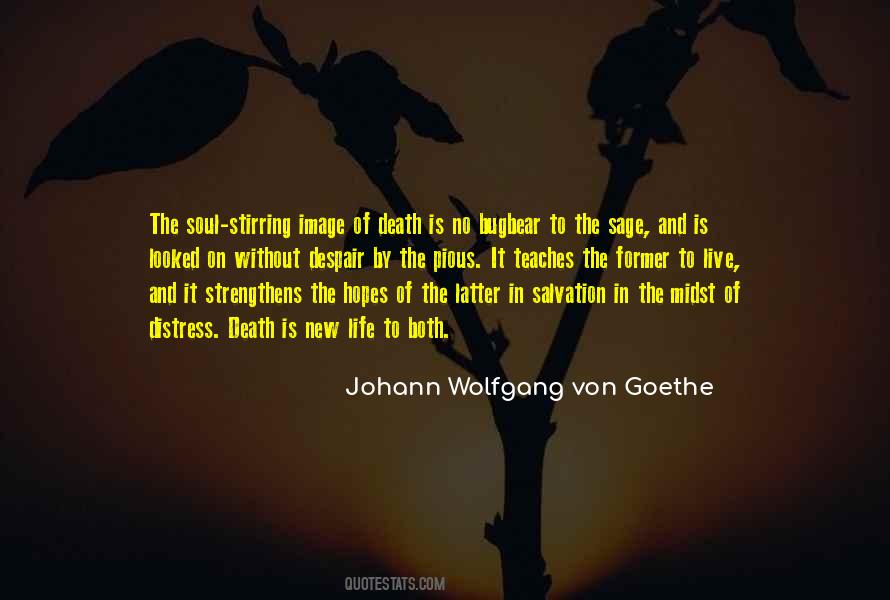 Quotes About Death Goethe #427854