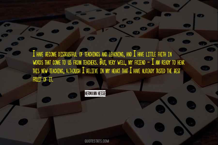 Quotes About Teachers Learning #1055470