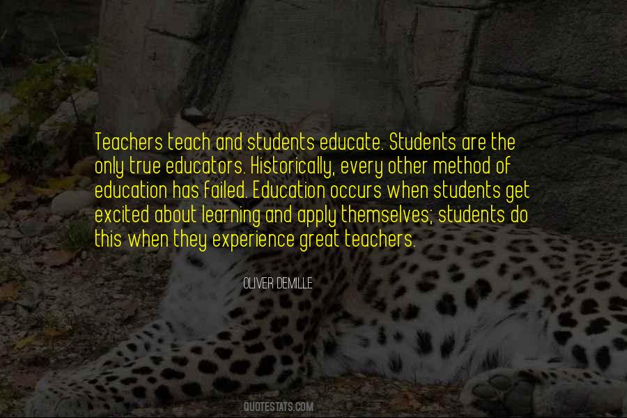 Quotes About Teachers Learning #1413712