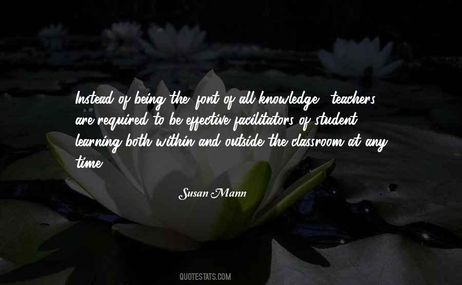 Quotes About Teachers Learning #542253