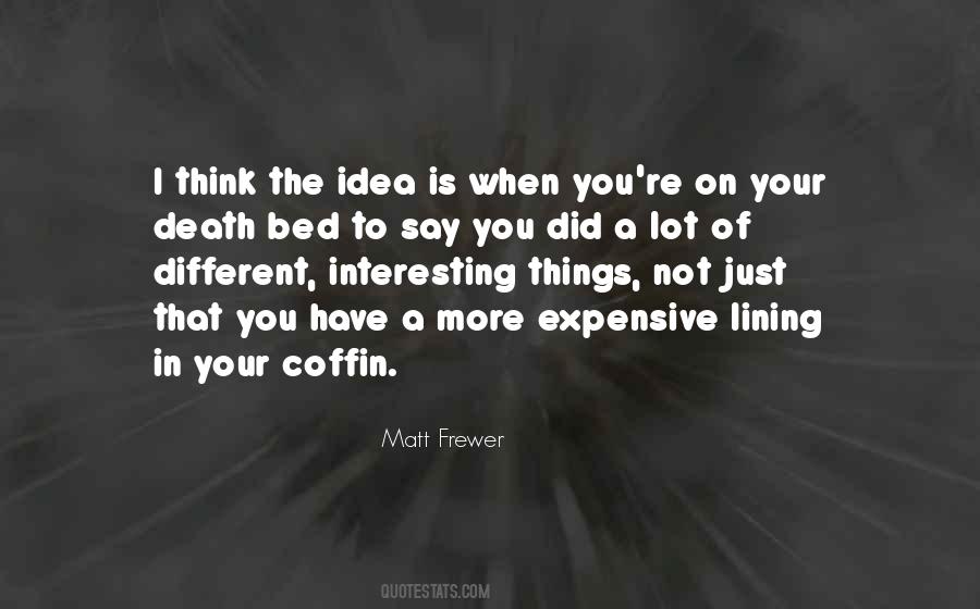 Quotes About Death Bed #135134