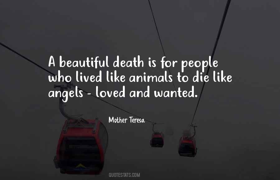 Quotes About Death Angels #1826858
