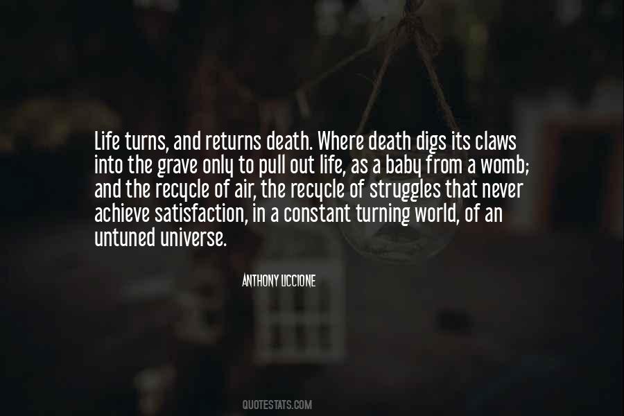 Quotes About Death And The Universe #1011636
