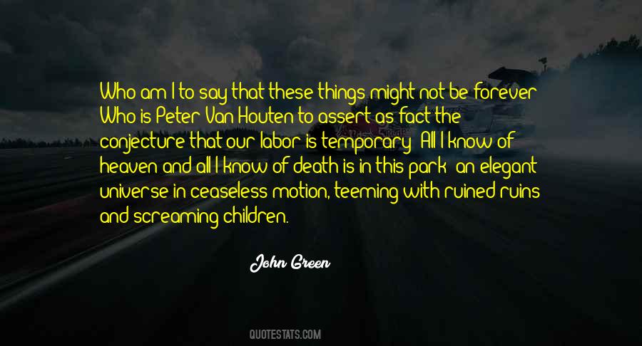 Quotes About Death And The Universe #1415389